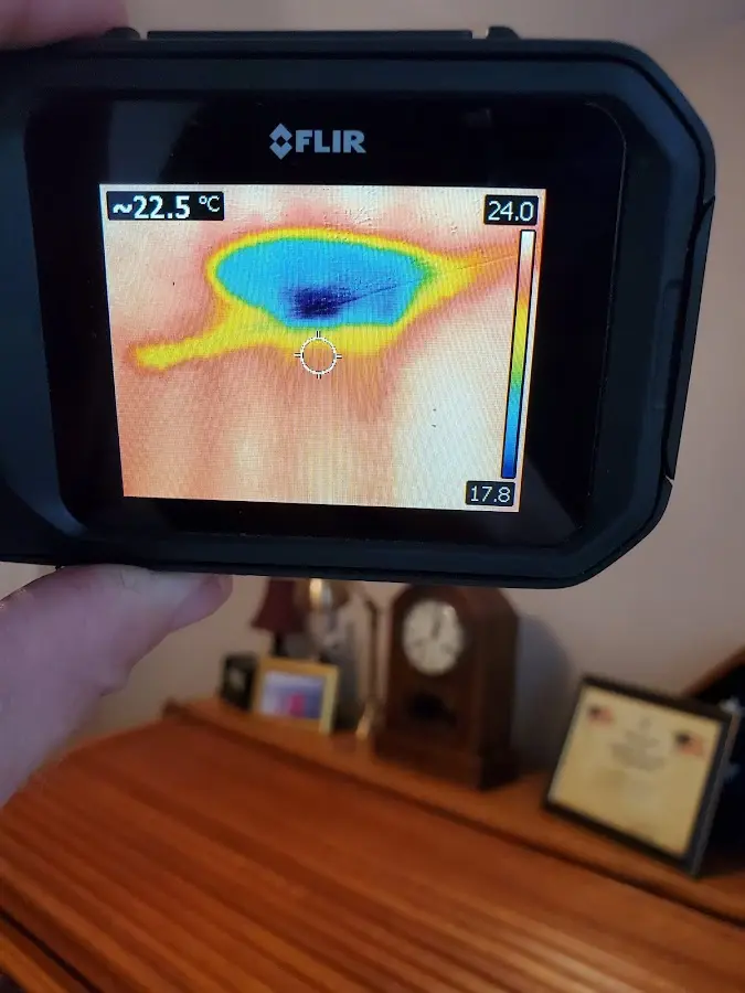 Thermal imaging inspection for water damage in Maili
